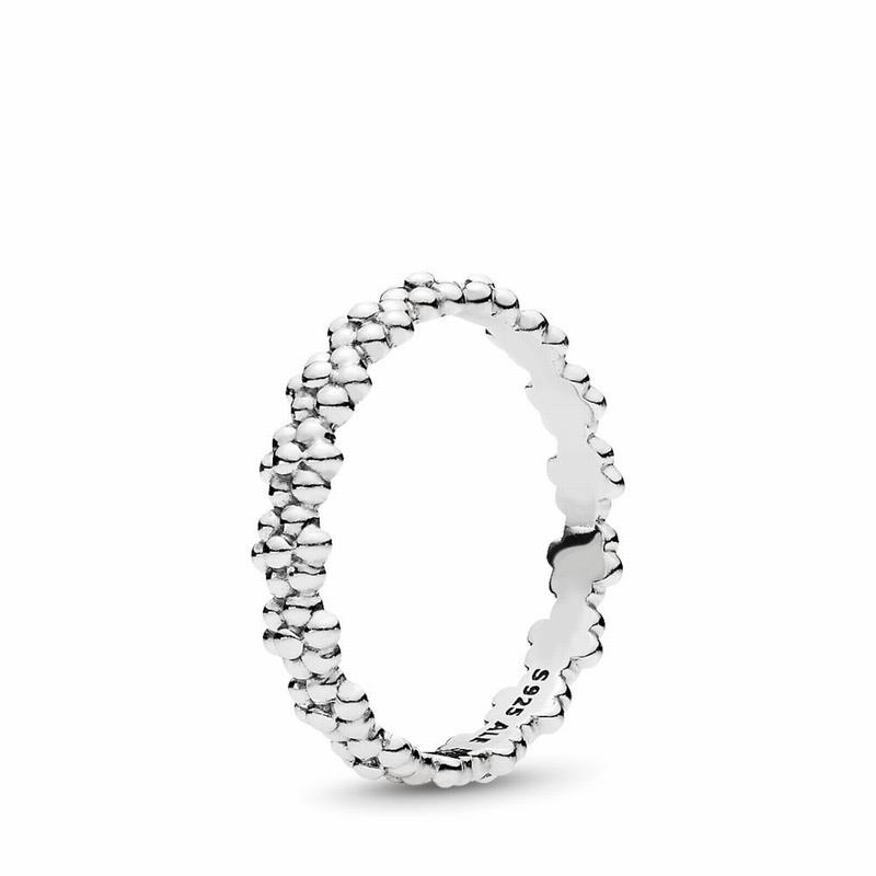 Pandora Stackable Ring Of Daisies Stackable Ring - Sterling Silver - Canada | AX2815SW